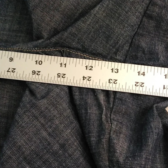 JUST MY SIZE LIGHT WEIGHT, DARK 100% COTTON, DENIM, 9.5", JEAN SHORTS NEW - Picture 5 of 8